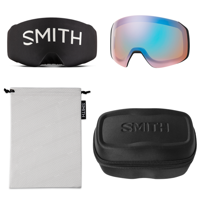 4D MAG S Low Bridge Fit, Black + ChromaPop™ Photochromic Rose Flash, hi-res